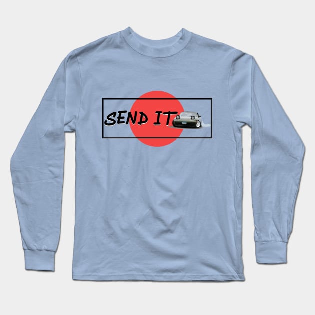 Send it - Slap Miata MX-5 Long Sleeve T-Shirt by mudfleap